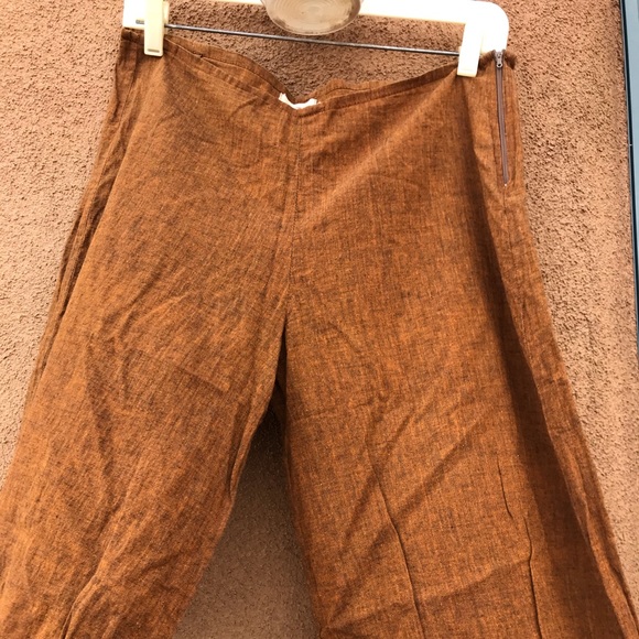 Tribal Indian copper harem pants with embroidery - Picture 5 of 10